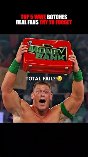 WWE Botches Real Fans Don't Talk About 🥴 #wwe #wrestling #shorts