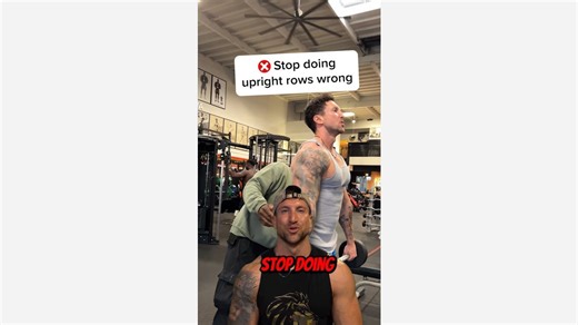 The form mistake with upright rows that could halt shoulder gains