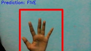 Hand Gesture / Finger Counting using OpenCV and Python with Convolutional Neur