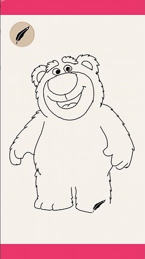 How to Draw LOTSO from Toy Story! 🧸Easy Step by Step Bear Drawing for Kids & Beginners #lidoartworks