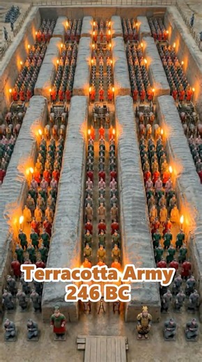 8,000 Soldiers. Every Face Different. Buried With an Emperor. in 30 Seconds 🗿