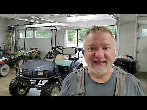 Modifying and installing a windshield for our EZGO Golf cart