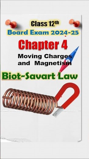 Biot Savart Law Class 12 Physics Chapter 4 Moving Charges One Shot Physics 2024-25 Revision PYQ IMP