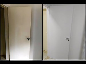 How to wrap a wooden door?