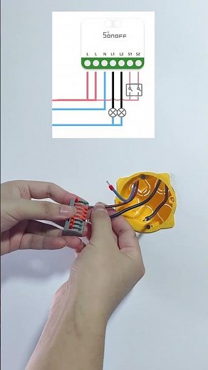 How to Install SONOFF MINI DUO (Matter Over Wi-Fi) — Wiring Guide