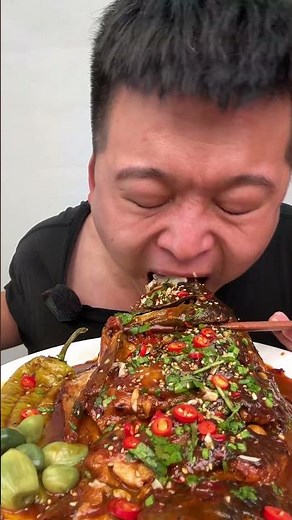 First Time Trying Three-Striped Lepidium with Sauce Flavor! 🍽️ #Food #Fish