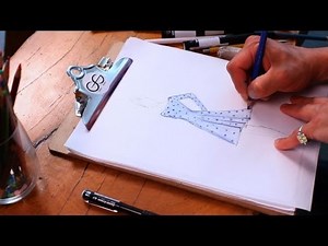 How to Draw a Pattern | Fashion Sketching