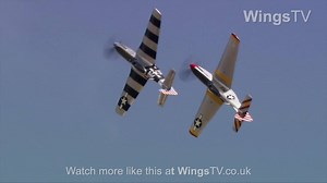 Here's a treat "The Horsemen" flying a pairs display in 2 x P-51s at Flying Legends in 2011. Watch the whole film at WingsTV.co.uk Our online Channel WingsTV.co.uk features more than 80 hours of Airshow Films including 15 FULL Flying Legends Airshow Films and 5 RIAT Films. It also has Aviation Documentaries like "A Spitfires Story" and "One Summer- Two Messerschmitts". There's full in-cockpit films that put you in the Pilot's seat of a full airshow display and lots of other material. We're in th