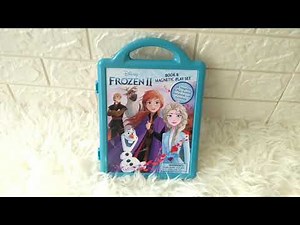 Disney Frozen II Book & Magnetic Play Set (30+ Magnets, 6 Plays Scenes, Storybook with Activities)