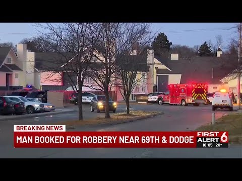 Omaha police: man booked for robbery