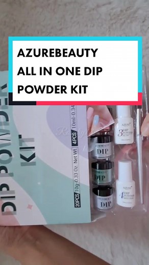 Azurebeauty All in One Dip Powder Kit #azurebeauty #amazonus #azurebeautydippowder #rosediy13 #fyp #nailsoftiktok #nailtech #eduwow #learnontiktok #nailtoker #nailart #dippowder #dipnails