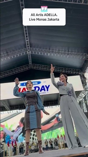 Adella Live Monas, Hari Buruh Internasional #mayday #arlidaputri #adellamusic #adella #omadella