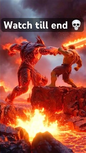HULK vs SURTUR The Fastest Battle in Marvel History | Ultra Realistic 4K Fight”#hulk #sutur #marvel