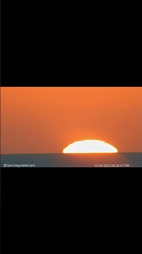 Massive Green Flash Sunset
