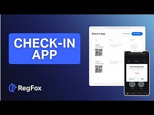 Check-in registrants faster than ever before with RegFox's [Check In App]