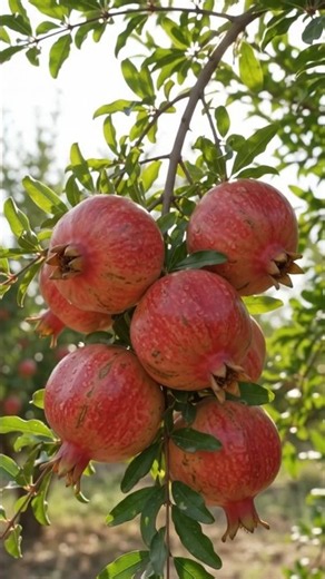 🍎 The Beauty Of A Bountiful Pomegranate Harvest