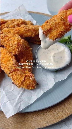 Oven Baked Buttermilk Chicken | Breaded Tenders