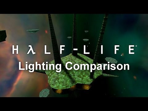 Half-Life - Default VS Fixed Lighting Comparison