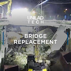 75M views · 2.9K shares | This 1930s bridge in Pittsburgh took just 57 hours to be replaced! | UNILAD Tech | Facebook