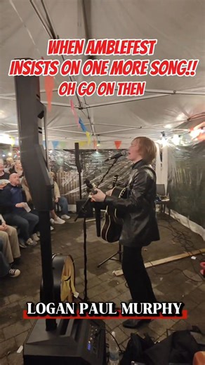 Oh ok then .. Amblefest twisted my arm for one more song 🙂💙❤️ #ambleside #Cumbia #livemusic #lakedistrict #loganpaulmurphy | Logan Paul Murphy Music