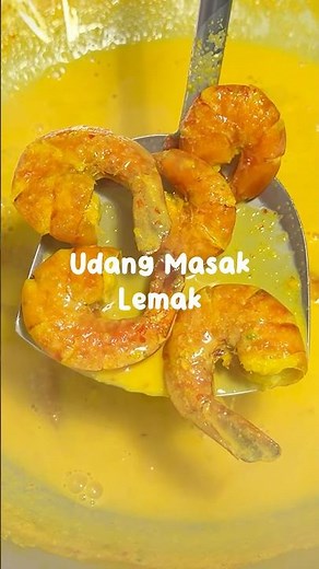 Kuah Pekat Padu! Udang Masak Lemak Cili Api 😍
