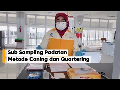 Subsampling Padatan Metode Coning dan Quartering