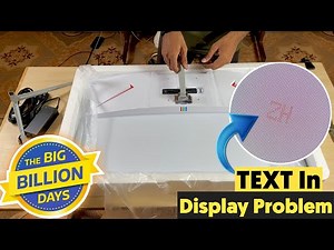 Zebronics 32 inch Curved Monitor Display Problem | ZEBRONICS AC32 Monitor Unboxing & Installation
