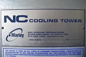 Marley Cooling Tower Serial Number