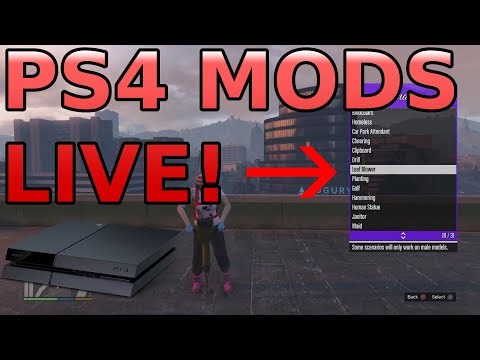 PS4 MODDING - GTA 5 LIVE WITH A MOD MENU (PRO MODZ)