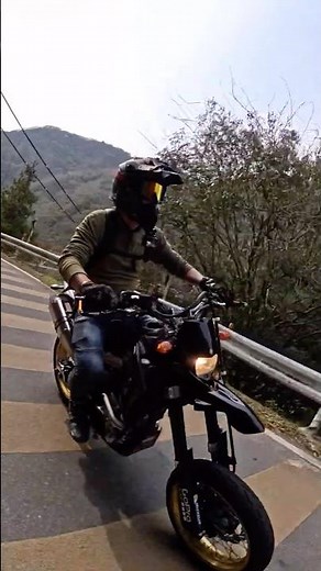 WR250X + GoProMAX2 1.2m延長ポールとクランプを組み合わせてベストアングルからの走行自撮り #gopro #gopromax2 #wr250x