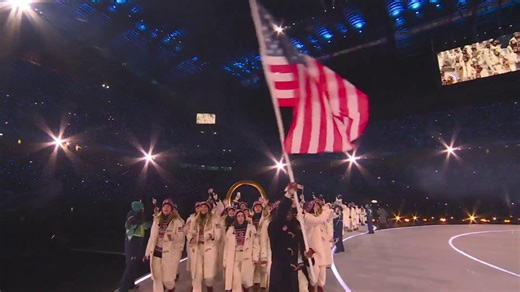 Watch Team USA arrive at the 2026 Winter Olympics Opening Ceremony