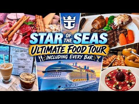 Star of the Seas ULTIMATE Food & Bar Tour! 🍔🍹 Every Restaurant & Bar!