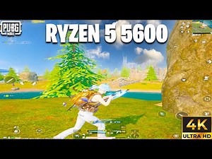 PUBG Mobile 120 FPS HDR : RYZEN 5 5600 | RX6600XT Gameplay 4K (gameloop)