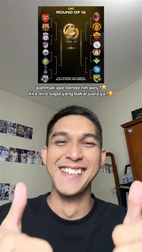 Zulfikar Fakhri Yaniz on Instagram: "alahmak ape bende nih wey?😂 kira kira siapa yang bakal juara kalau gini?🤭 Drawing 16 besar CWC Universe 666🔥 Source: pengamatligainggris & trollligainggris #fifaclubworldcup #barcelona #manchesterunited #liverpool #acmilan #arsenal"