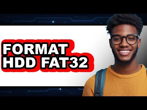 How to Format an HDD for FAT32 in 2025