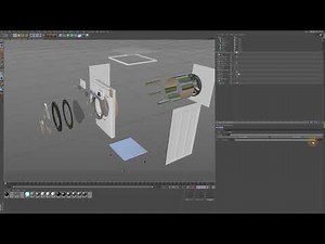 Disassemble a Washing Machine with Pose Morph and Xpresso in 15 minutes