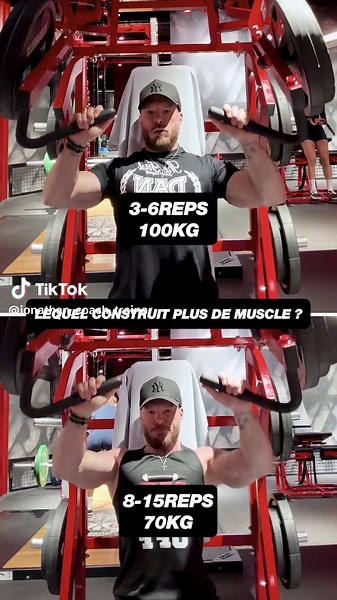 « 🔑 Si tu ne prends pas de muscle… c’est probablement ta façon de faire tes reps qui te sabote. » Commente “REPS” et je t’envoie un guide simple pour optimiser tes séries sans te prendre la tête. La vérité : tes muscles ne savent pas compter. Ils ne réagissent pas au chiffre… mais à l’effort réel. Voici ce que tu dois vraiment comprendre 👇 💡 Ce que dit la science (simplifié) : Ni “lourd = mieux”, ni “léger = mieux”. Le facteur clé = proximité de l’échec musculaire. Idéalement : finir tes séri