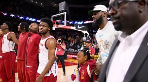 See popcorn machine erupts into flames during OU basketball game