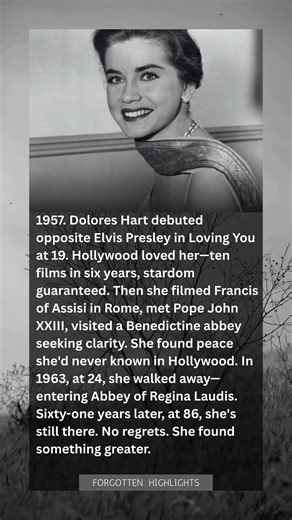 She Starred Opposite Elvis at 19, Had Hollywood at Her Feet—Then Became a Nun at 24.