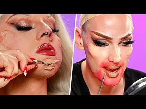 Bad Plastic Surgery Makeup Challenge