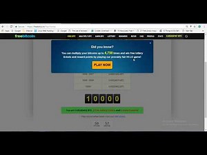 Updated 23 September 2017 Latest Freebitco in 10000 Roll Hack with Proofs