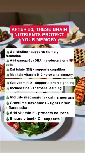 9 Brain Nutrients That PROTECT Your Memory After 50 – Add These to Stay Sharp at 70,& 80 ! 🧠✨🔥