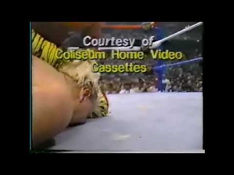 Adrian Adonis vs Jobber Jake Milliman WWF Superstars 1987
