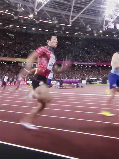 世界屈指のコーナーワーク#陸上#trackandfield#relay#100m