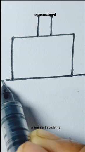 Canvas Board Drawing Tutorial #canvasboard #ArtTutorial #drawingguide #creativeart #paintingboard | Mimi's Art Academy | Facebook