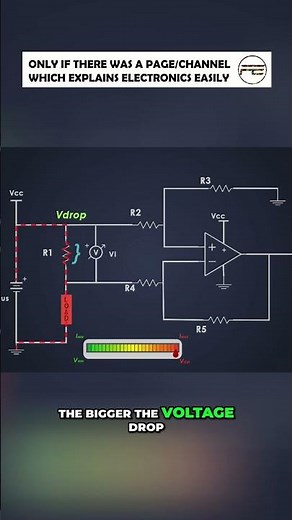 Detect Short Circuits: Shunt Resistor & Op Amp Explained #shorts