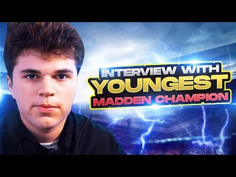 Interview with the Youngest Madden NFL Champion in History!