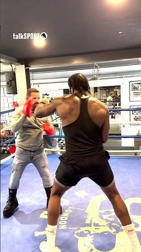 David Adeleye delivers FEROCIOUS power in UNSEEN training footage ahead of his fight with Hrgovic