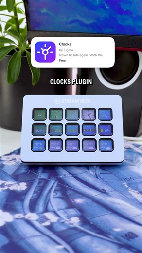 Stay one step ahead with the Clocks and Weather plugin for Stream Deck. 🕒 Add multiple clocks to Stream Deck ⛅ View the weather 🌦️ Get live weather forecasts around the world Now, send this to someone who's always late...