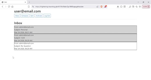 Mail (3) - CS50’s Web Programming